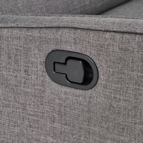 Gray Fabric Manual Recliner With Spacious Comfort - Serenova - Omega Lifestyles