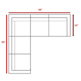 HDPE Wicker 4 - Person Outdoor Seating Group With Cushions - Serenova - Omega Lifestyles