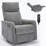 Heat Massage Manual Recliner Chair With Rocker Swivel - Serenova - Omega Lifestyles