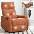 Heat Massage Manual Recliner Chair With Swivel Rocker - Serenova - Omega Lifestyles