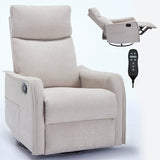 Heat Massage Medium - Firm Manual Recliner Chair With Swivel - Serenova - Omega Lifestyles