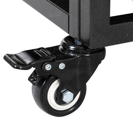 Heavy Duty 52-Inch Carbon Steel Dog Crate With Wheels - Omega Lifestyles