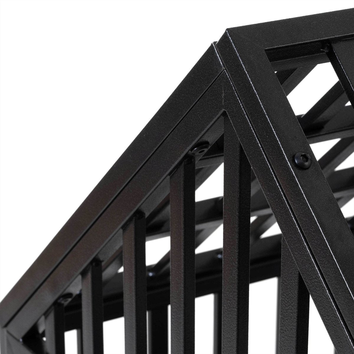 Heavy Duty 52-Inch Carbon Steel Dog Crate With Wheels - Omega Lifestyles