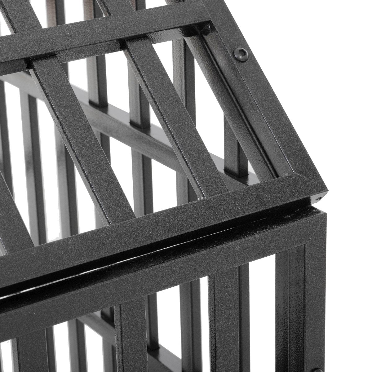 Heavy Duty 52-Inch Carbon Steel Dog Crate With Wheels - Omega Lifestyles