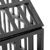 Heavy Duty 52-Inch Carbon Steel Dog Crate With Wheels - Omega Lifestyles