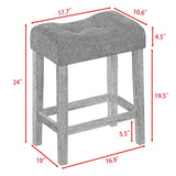 Industrial 4-Piece Bar Table And Chairs Set With Power Outlet - Omega Lifestyles