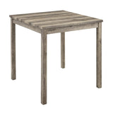 Industrial 5-Piece Brown MDF Dining Table And Chairs Set - Omega Lifestyles