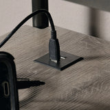 Industrial Brown L-Shaped Engineered Wood Computer Desk - Omega Lifestyles