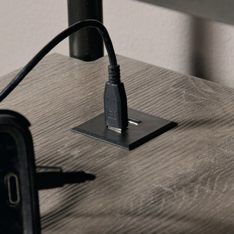 Industrial Brown L-Shaped Engineered Wood Computer Desk - Omega Lifestyles