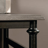 Industrial Brown L-Shaped Engineered Wood Computer Desk - Omega Lifestyles