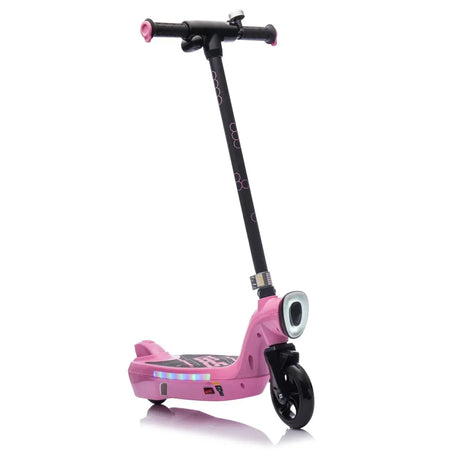 Kids Electric Ride-On Scooter With Kickstand And LED Lights - Omega Lifestyles