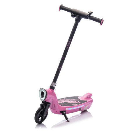 Kids Electric Ride-On Scooter With Kickstand And LED Lights - Omega Lifestyles