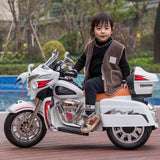 Kids Electric Two - Seat 12V Ride On Motorcycle With Storage - Serenova - Omega Lifestyles