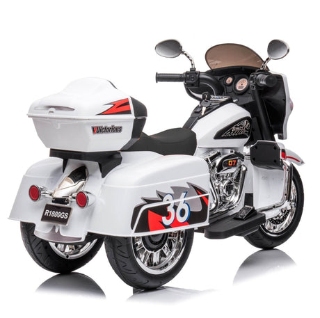 Kids Electric Two - Seat 12V Ride On Motorcycle With Storage - Serenova - Omega Lifestyles