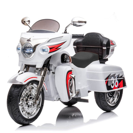 Kids Electric Two - Seat 12V Ride On Motorcycle With Storage - Serenova - Omega Lifestyles