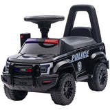 Kids Sliding Police Ride - On Car With PA System and Storage - Serenova - Omega Lifestyles