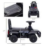 Kids Sliding Police Ride - On Car With PA System and Storage - Serenova - Omega Lifestyles