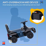 Kids Sliding Police Ride - On Car With PA System and Storage - Serenova - Omega Lifestyles