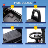 Kids Sliding Police Ride - On Car With PA System and Storage - Serenova - Omega Lifestyles