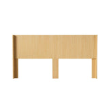 King Size Modern Farmhouse Solid Wood Fluted Headboard - Serenova - Omega Lifestyles