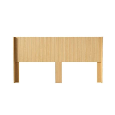 King Size Modern Farmhouse Solid Wood Fluted Headboard - Serenova - Omega Lifestyles