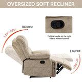 Large Oversized Medium - Firm Manual Recliner Chair - Serenova - Omega Lifestyles
