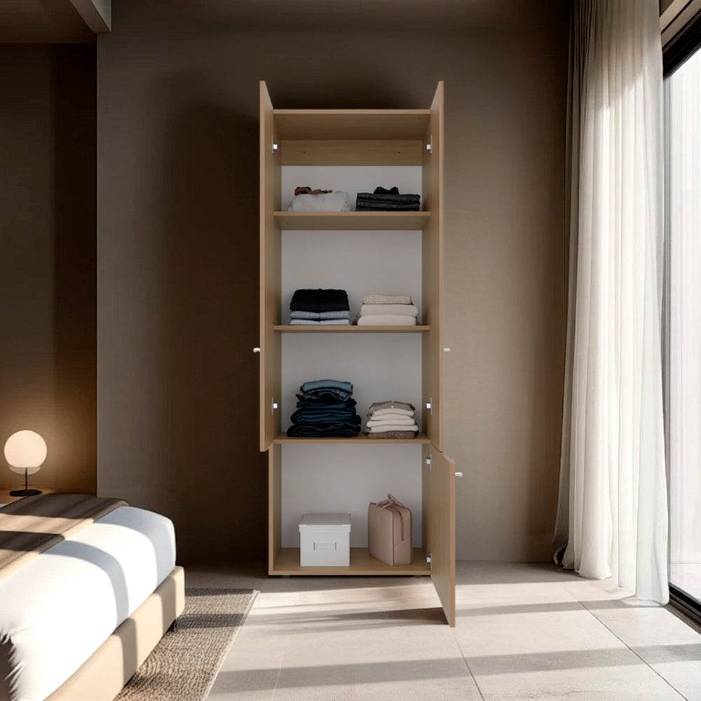 Macadamia Engineered Wood Storage Closet System - Serenova - Omega Lifestyles