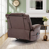 Manual PU Leather Soft Reclining Massage Chair With Heating - Serenova - Omega Lifestyles