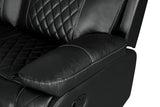 Manual Reclining PU Foam Padding Five - Seat Recliner Sofa - Serenova - Omega Lifestyles