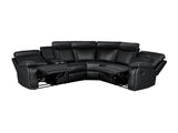 Manual Reclining PU Foam Padding Five - Seat Recliner Sofa - Serenova - Omega Lifestyles