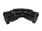 Manual Reclining PU Foam Padding Five - Seat Recliner Sofa - Serenova - Omega Lifestyles