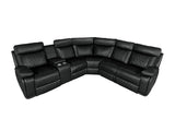 Manual Reclining PU Foam Padding Five - Seat Recliner Sofa - Serenova - Omega Lifestyles