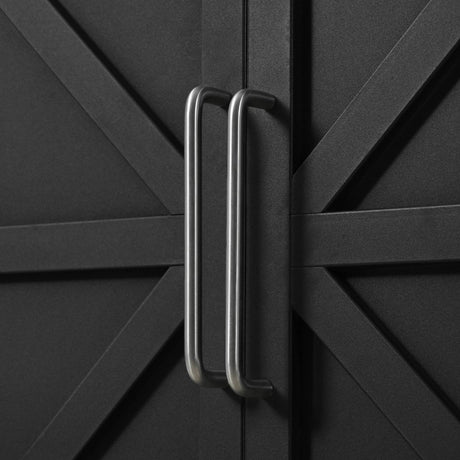 Matte Black Outdoor Movable Stainless Steel Kitchen Sink Station - Omega Lifestyles