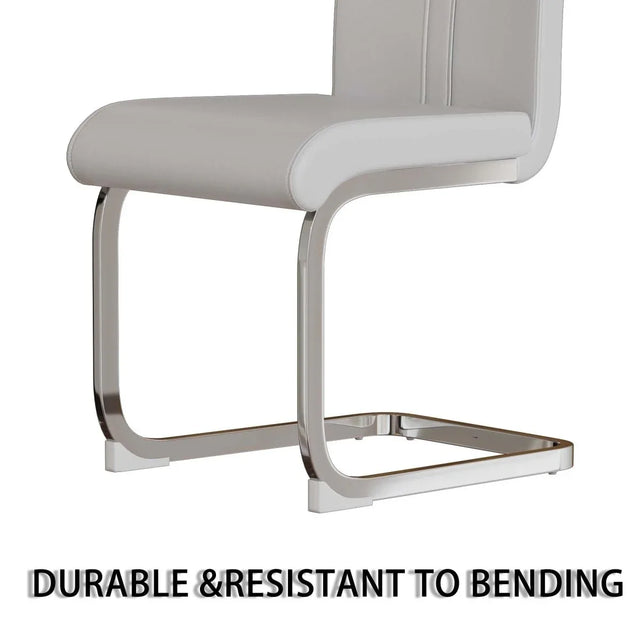 Medieval Modern 7-Piece Brown MDF Dining Table Set - Omega Lifestyles