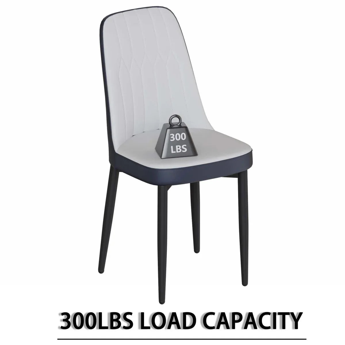 Medieval Modern MDF Dining Table And PU Chair Set - Omega Lifestyles