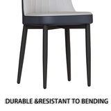 Medieval Modern MDF Dining Table And PU Chair Set - Omega Lifestyles