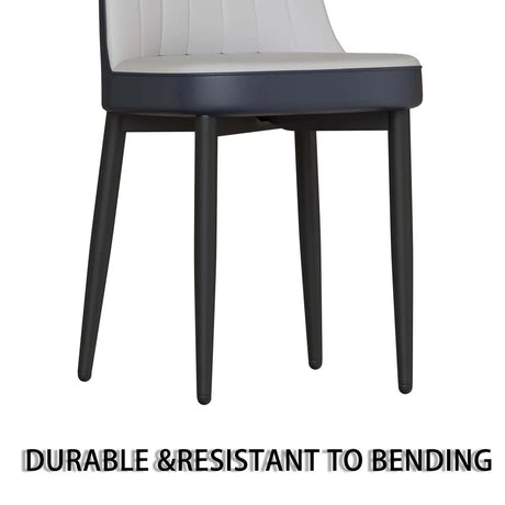 Medieval Modern MDF Dining Table And PU Chair Set - Omega Lifestyles