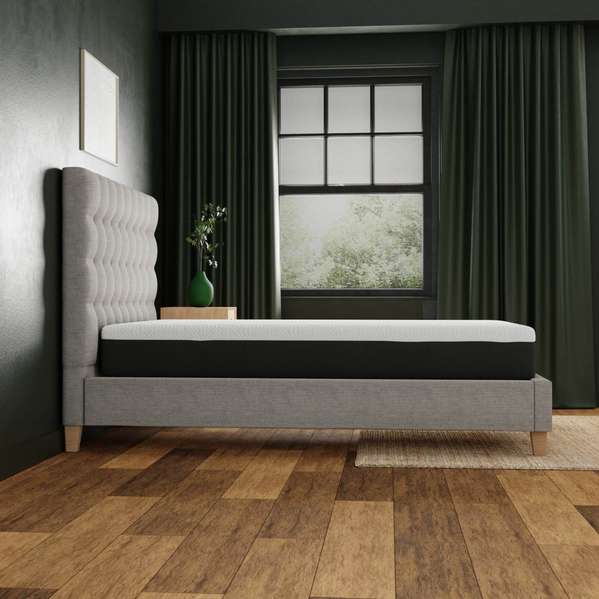 Medium 10 - Inch Gel - Infused Memory Foam Twin Mattress - Serenova - Omega Lifestyles