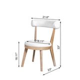 Mid-Century Modern Round Dining Table Set With Chairs - Omega Lifestyles