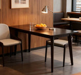 Mid-Century Modern Rubber Wood Rectangle Dining Table - Omega Lifestyles