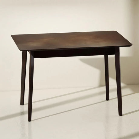 Mid-Century Modern Rubber Wood Rectangle Dining Table - Omega Lifestyles