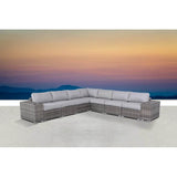 Minnesota 9 - Piece Ultra - Soft Plush Wicker Sectional Sofa Set - Serenova - Omega Lifestyles