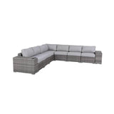 Minnesota 9 - Piece Ultra - Soft Plush Wicker Sectional Sofa Set - Serenova - Omega Lifestyles