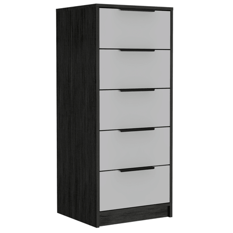 Modern 42-Inch Five Drawer Vertical Particle Board Dresser - Sleep Galleria