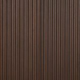 Modern Ash Veneer Pedestal Console Table With Metal Accents - Omega Lifestyles