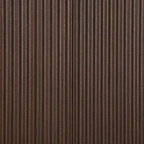 Modern Ash Veneer Pedestal Console Table With Metal Accents - Omega Lifestyles