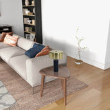 Modern Black Marble Base Drum Shade Table Lamp - Sleep Galleria
