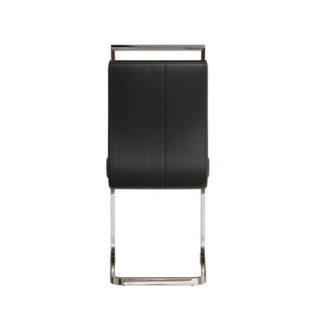 Modern Brown MDF Dining Table And PU Armless Chair Set - Omega Lifestyles