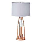 Modern Copper Finish Water Dancing Table Lamp - Sleep Galleria