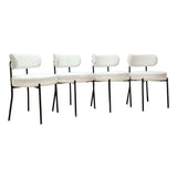 Modern Extendable MDF Dining Table With Upholstered Chairs - Omega Lifestyles